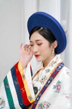 NHẬT BÌNH TRUYỀN THỐNG VẢI GẤM IN HOA VĂN (TRẮNG)